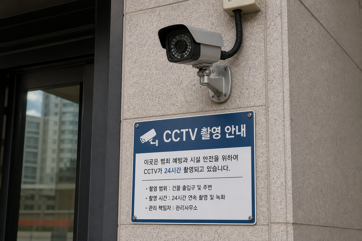 CCTV 설치 개인정보보호법...